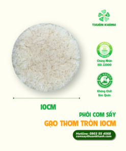 Phôi cơm sấy tròn gạo thơm – 10CM