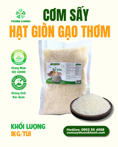 Cơm sấy hạt giòn gạo thơm
