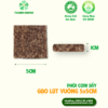 Phôi cơm sấy vuông gạo lứt huyết rồng 5X5CM