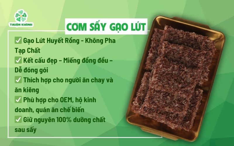 Cơm cháy gạo lứt