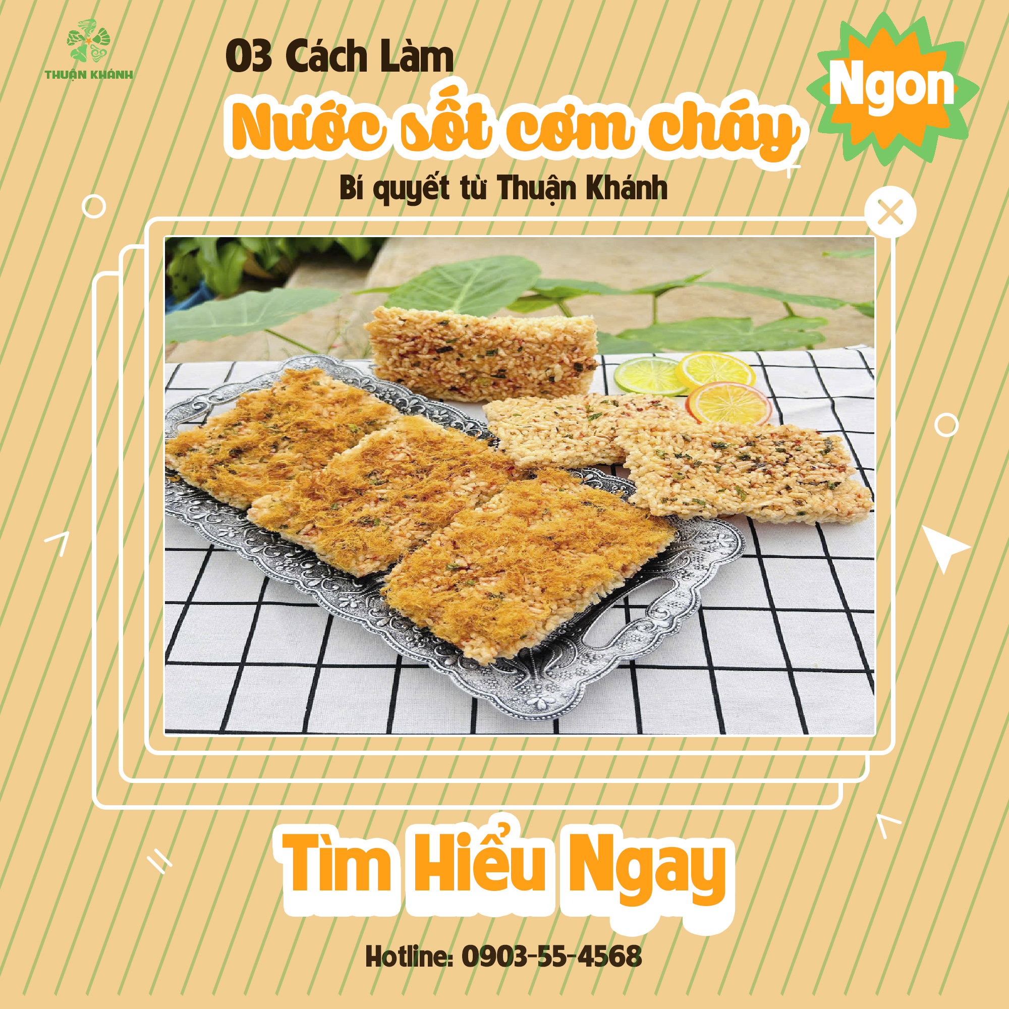 Cách làm nước sốt cơm cháy chà bông Thuận Khánh
