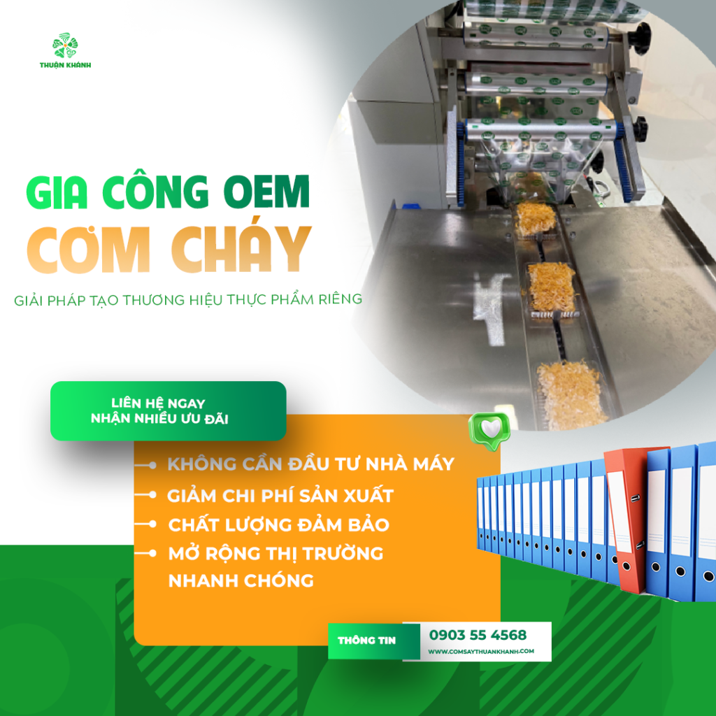 Gia công OEM Thuận Khánh - tạo thương hiệu riêng