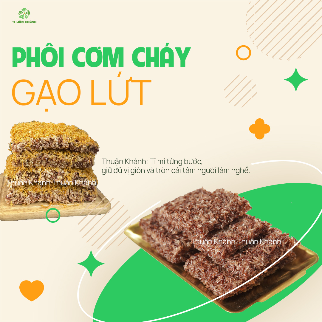 Quy trình sản xuất cơm cháy gạo lứt chà bông