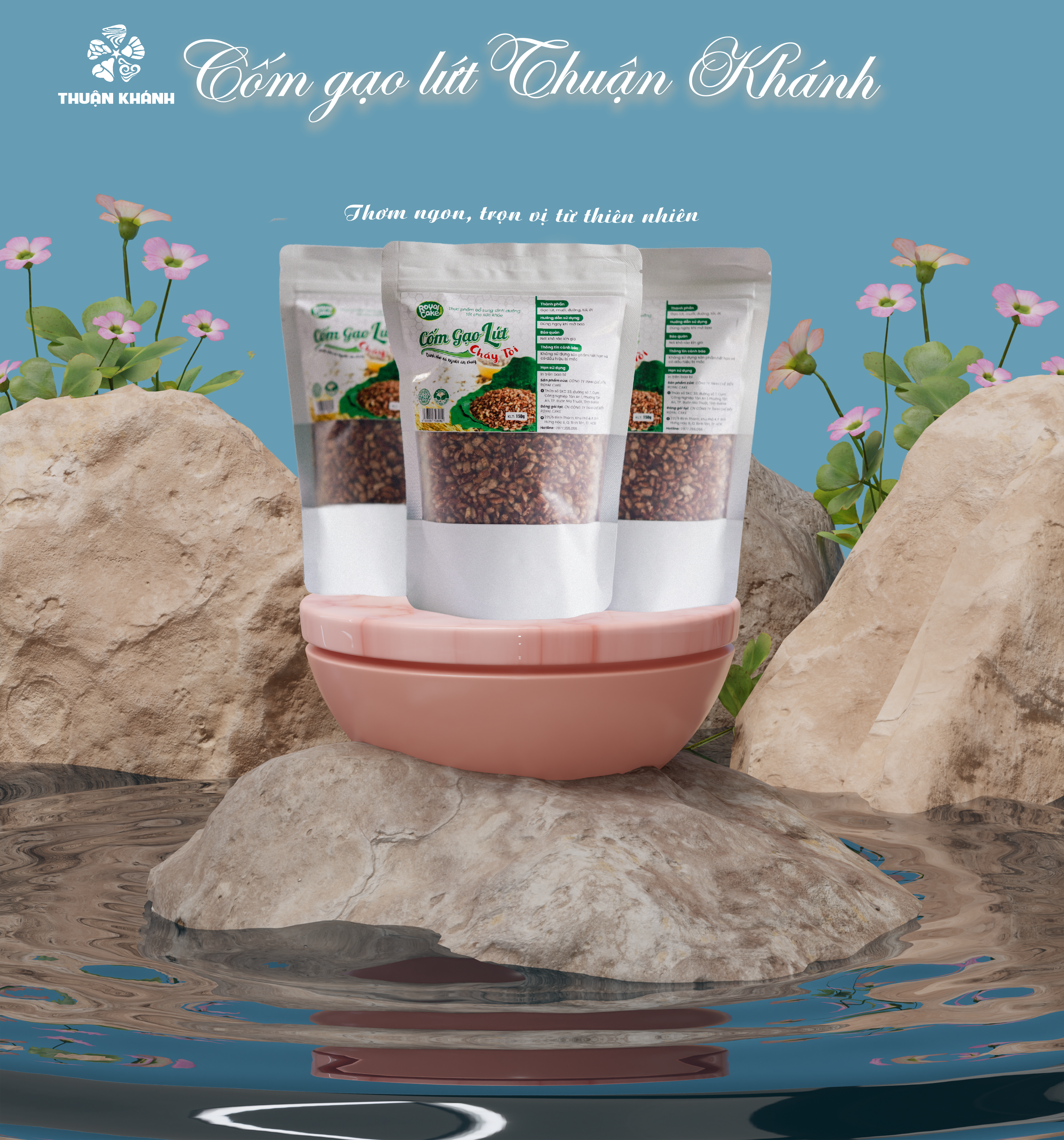 Cốm gạo lứt Thuận Khánh