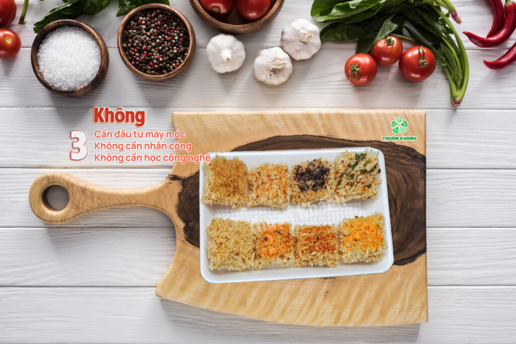 Cơm cháy mix ngũ vị sản phẩm