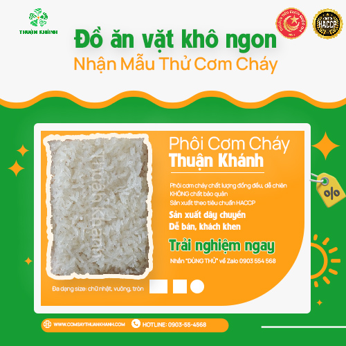 Đồ ăn vặt khô ngon cơm cháy