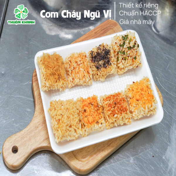Gia công oem cơm cháy ngũ vị Thuận Khánh