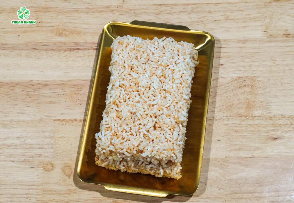 Phôi cơm cháy Thuận Khánh gạo st25 sau khi chiên