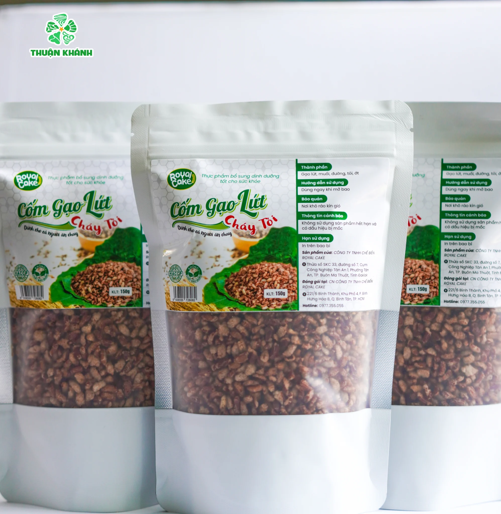 Cốm gạo lứt cháy tỏi