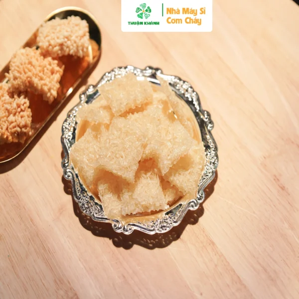 Cơm cháy nếp cách dùng ngon, giòn, không bị ngấy