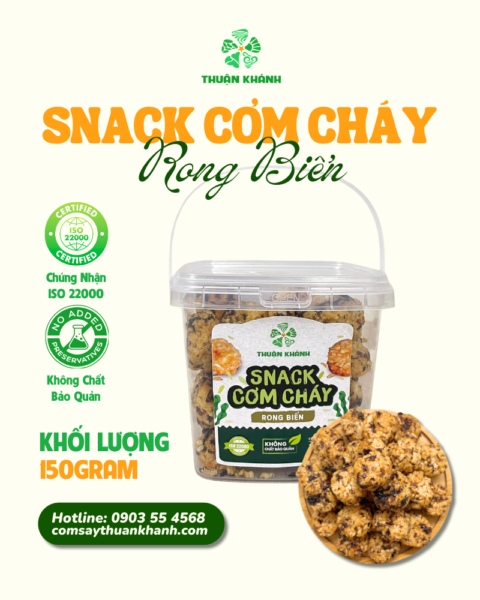 Giới thiệu cơm cháy Thuận Khánh 17 Cơm Cháy Chà Bông Rong Biển Thuận Khánh