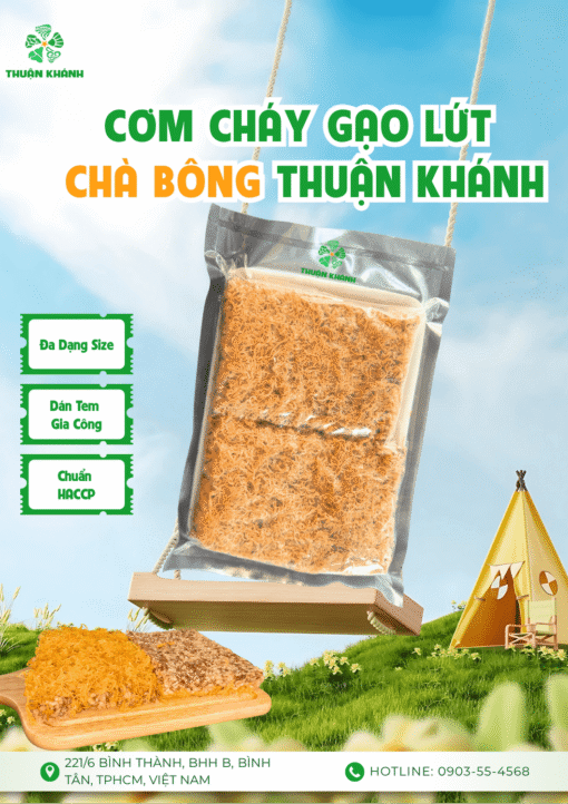 Cơm Cháy Gạo Lứt Chà Bông Thuận Khánh Giá Sỉ Tốt