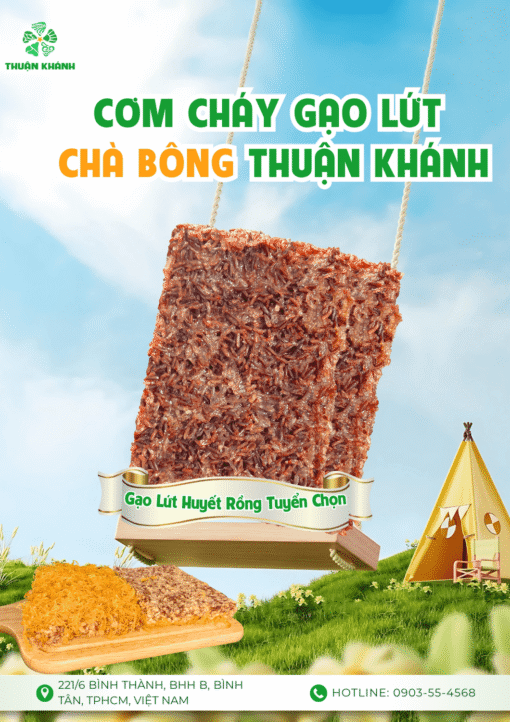 Cơm Cháy Gạo Lứt Chà Bông Thuận Khánh Giá Sỉ Tốt