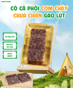 Cơm Cháy Gạo Lứt Chà Bông Thuận Khánh Giá Sỉ Tốt
