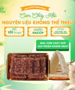 Cơm cháy khô – Nguyên liệu không thể thiếu