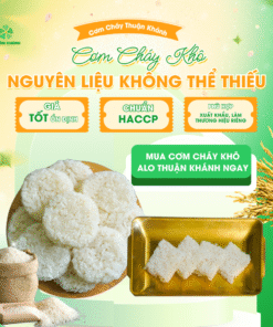 Cơm cháy khô – Nguyên liệu không thể thiếu