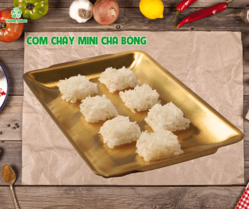 Cơm cháy mini chà bông, siêu phẩm mới cho team bán đồ ăn vặt