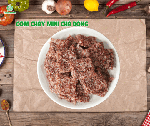 Cơm cháy mini chà bông, siêu phẩm mới cho team bán đồ ăn vặt