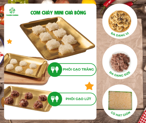 Cơm cháy mini chà bông, siêu phẩm mới cho team bán đồ ăn vặt