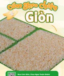 Cốm gạo chiên giòn – món ăn dân dã miền quê