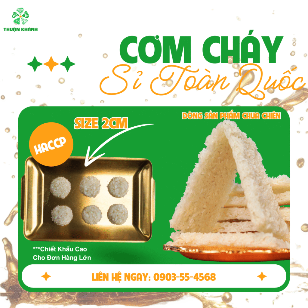 Cơm cháy chà bông giá sỉ TPHCM​
