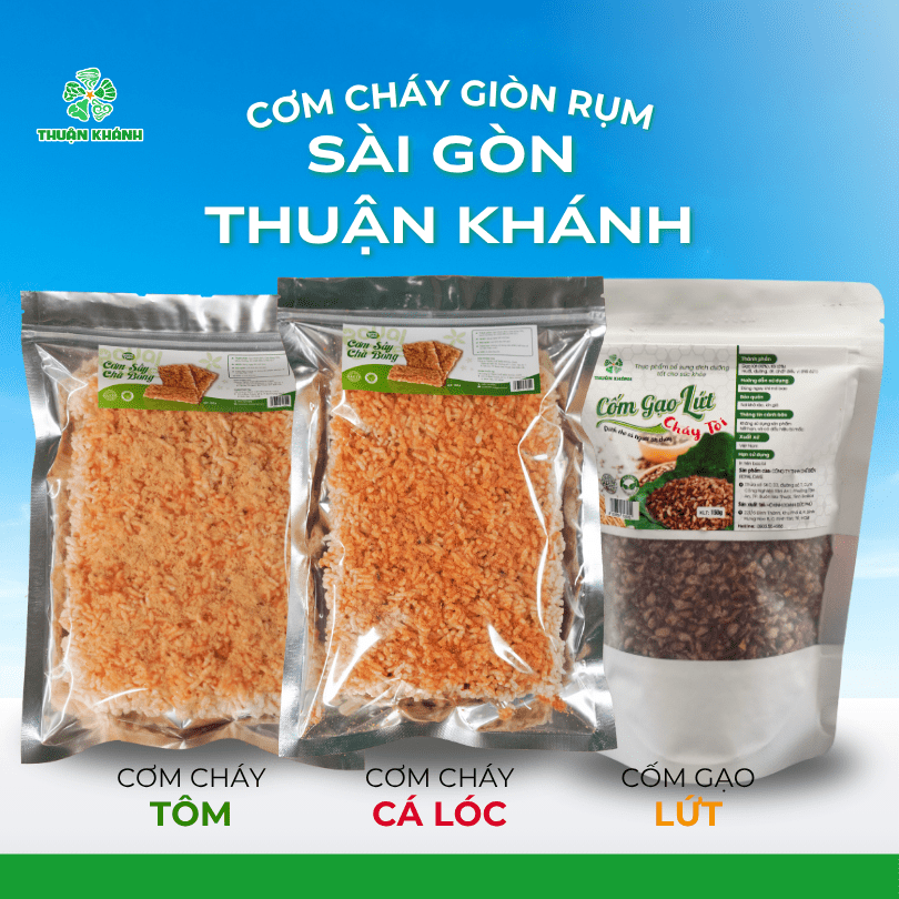 Giòn Rụm Cơm Cháy Chà Bông Thuận Khánh Sài Gòn