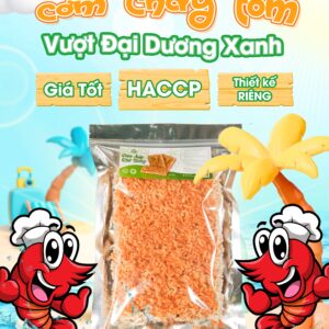 Cơm cháy tôm – Món ăn giòn tan, tiện lợi