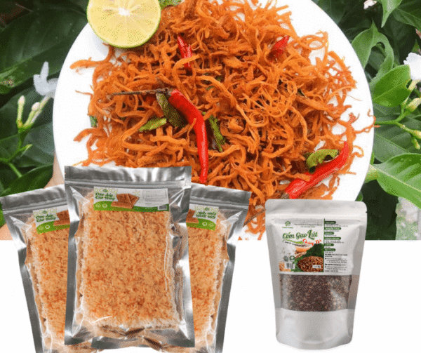 1. Khô Gà Lá Chanh & Cơm Cháy Chà Bông
