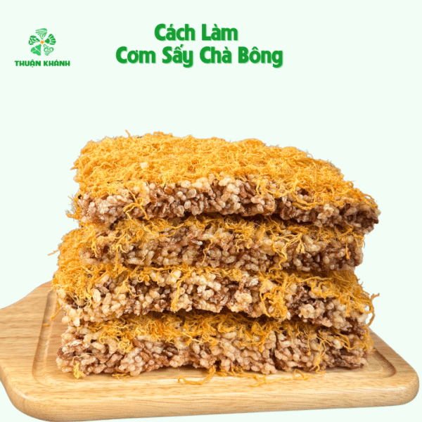 Cách Làm Cơm Sấy Chà Bông Giòn Rụm