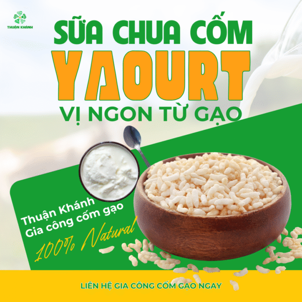 Cách Sữa chua cốm – Món tráng miệng thanh mát, dễ làm tại nhà