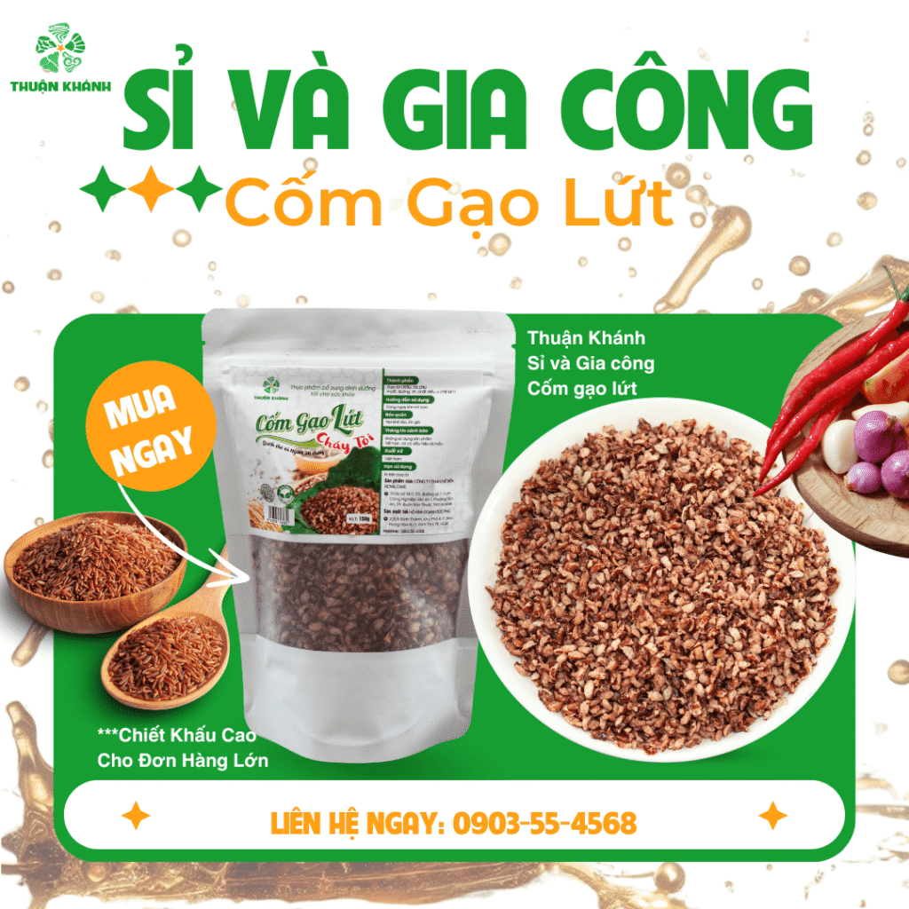Cốm Gạo Lứt Rang Thuận Khánh 150g