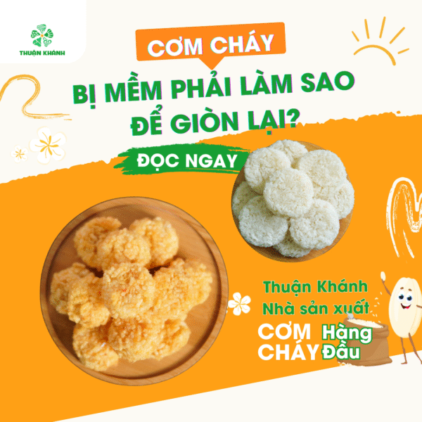 Cơm cháy bị mềm phải làm sao để giòn lại? 3 cách đơn giản giúp phục hồi độ giòn