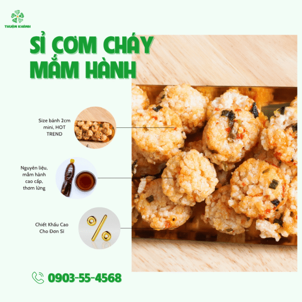 Sỉ Cơm Cháy Chiên Mắm & Chưa Chiên Giá Tốt Tháng 7/2026
