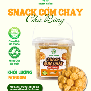Cơm Cháy Chà Bông Mini Thuận Khánh: Giòn Tan Vị Tuổi Thơ Snack Cơm Cháy Thuận Khánh: Giòn Tan Vị Tuổi Thơ