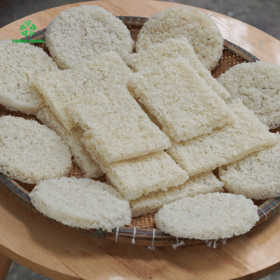 Cơm Cháy Miếng Tròn Và Cơm Chiên Miếng Thuận Khánh