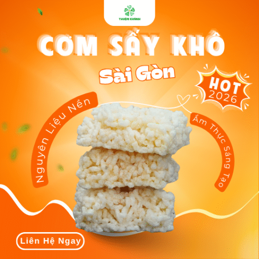 Cơm Sấy Khô: Nguyên Liệu Nền Của Ẩm Thực Sáng Tạo 2026