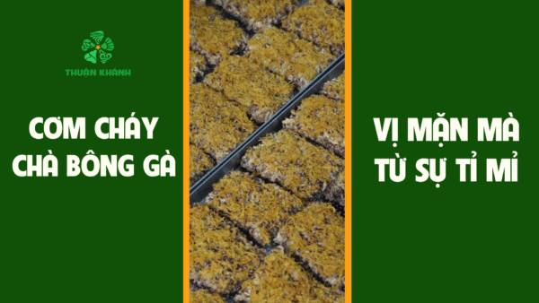 Cơm Cháy Chà Bông Gà – Vị Mặn Mà Từ Sự Tỉ Mỉ