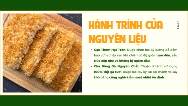 Cơm Cháy Chà Bông Gà – Vị Mặn Mà Từ Sự Tỉ Mỉ