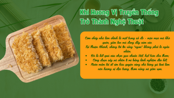 Cơm Cháy Nhà Làm – Ngon Từ Tấm Lòng, Sang Từ Chất Việt