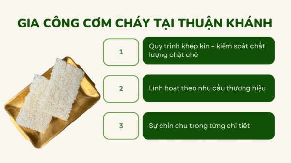 Dịch Vụ Gia Công Snack Cơm Cháy - Ưu Thế Mới