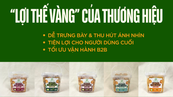 Snack Cơm Cháy Dạng Hũ – “Vũ Khí” Nâng Tầm Và Dẫn Đầu