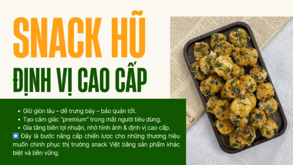 Gia Công Snack Cơm Cháy – Biến Ý Tưởng Thành Sản Phẩm