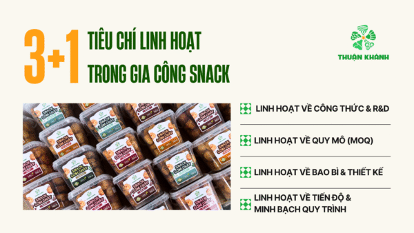 Gia Công Snack Cơm Cháy – Biến Ý Tưởng Thành Sản Phẩm
