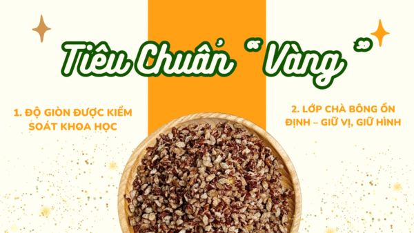 Tiêu Chuẩn “Vàng” Của Cơm Cháy Chà Bông Chuẩn Công Nghiệp