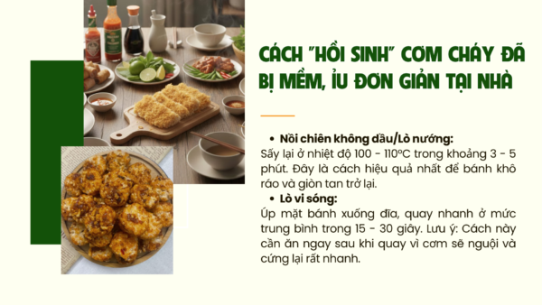 Bảo Quản Cơm Cháy Chà Bông Luôn Giòn – Ngon