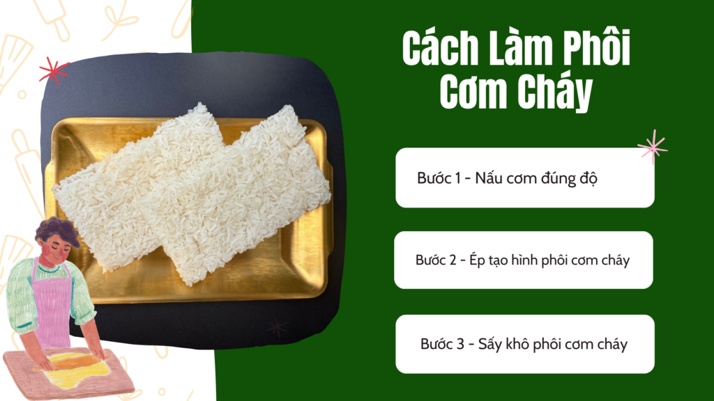Cách Làm Cơm Cháy Chà Bông Tại Nhà Giòn Rụm