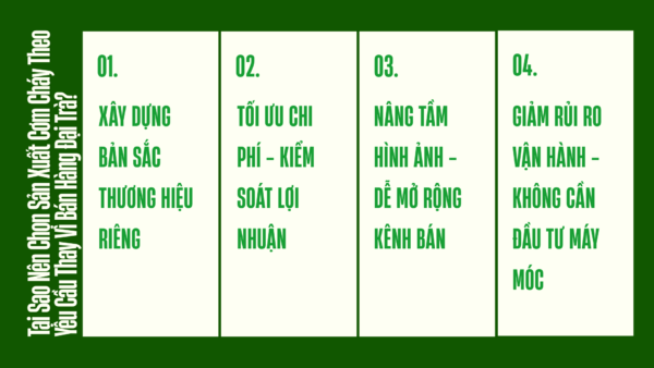 Sản Xuất Cơm Cháy Theo Yêu Cầu – Giải Pháp Xây Dựng Thương Hiệu Độc Quyền
