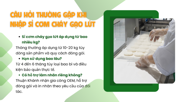 Sỉ Cơm Cháy Gạo Lứt – Nguồn Snack Healthy Lợi Nhuận Cao