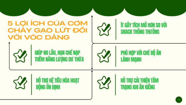 Ăn cơm cháy gạo lứt có giảm cân không? 5 lợi ích & cách ăn không lo tăng cân