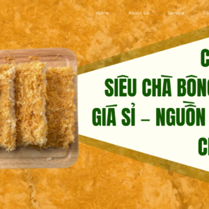 Cơm cháy siêu chà bông Sài Gòn giá sỉ – Nguồn hàng chất lượng cho đại lý